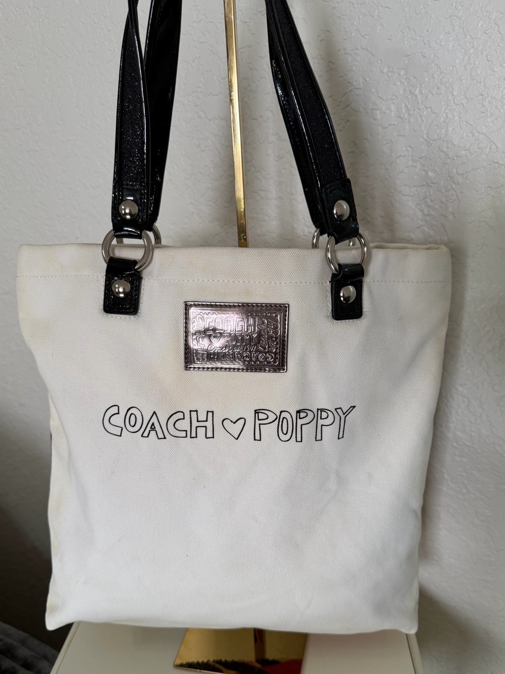 Coach Pepper Graphic Canvas Tote - Picture 2 of 14